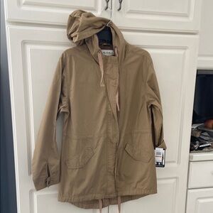 Tan Hooded Jacket
